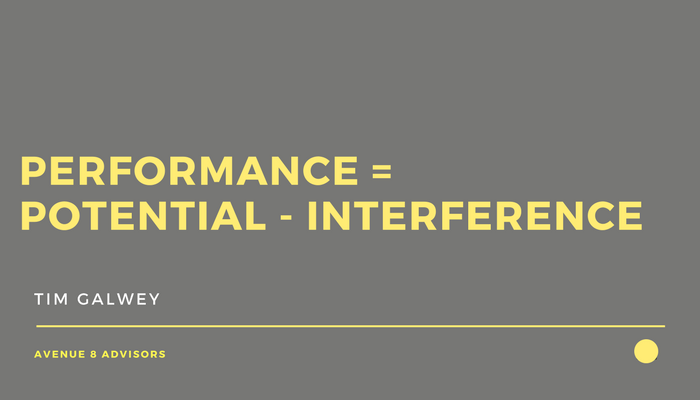 Performance equals potential minus interference